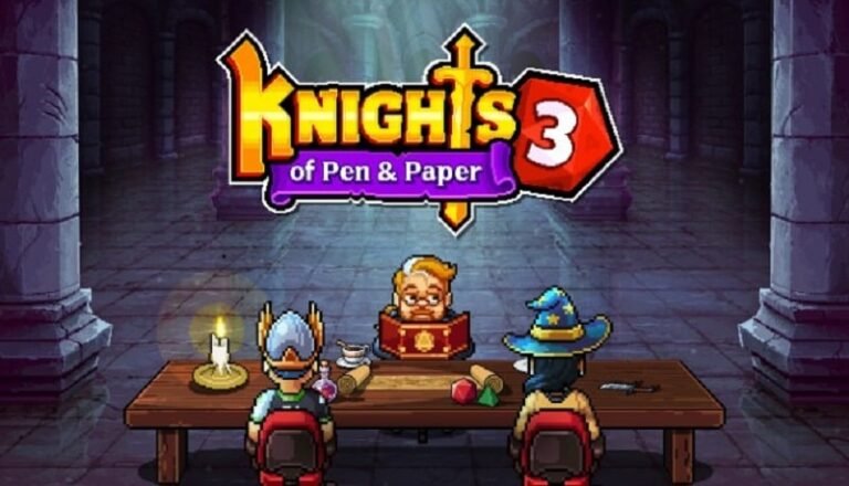 قم بتنزيل Knights of Pen and Paper 3 Mod APK 1.5 (MENU/GOD MODE/DRAWCH/DENPORT PRECENTY)