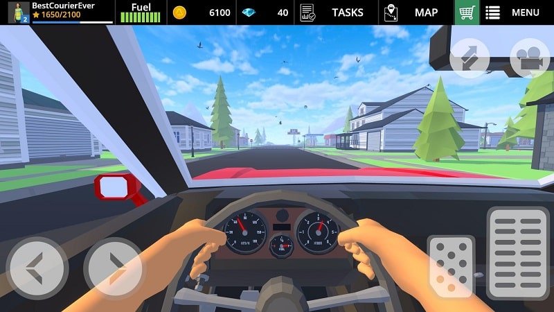 منطقة القيادة على الطرق الوعرة Android