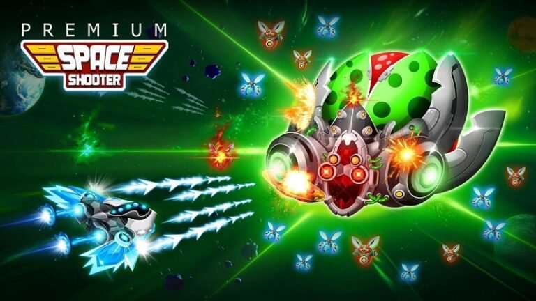 تنزيل Space Shooter Mod APK 1.895 (القائمة/الله ، أضرار عالية/أموال غير محدودة)