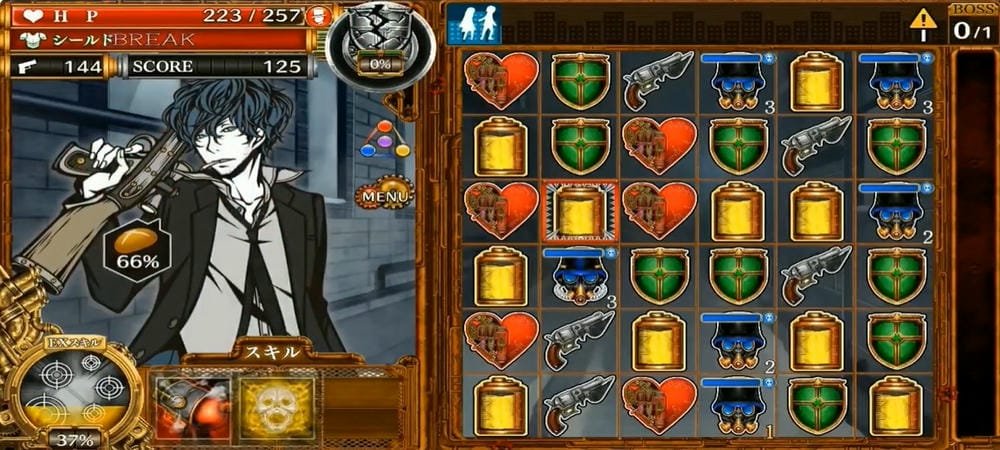 حل الألغاز عن طريق إجراء انصهار العناصر في مطاردة Mod APK