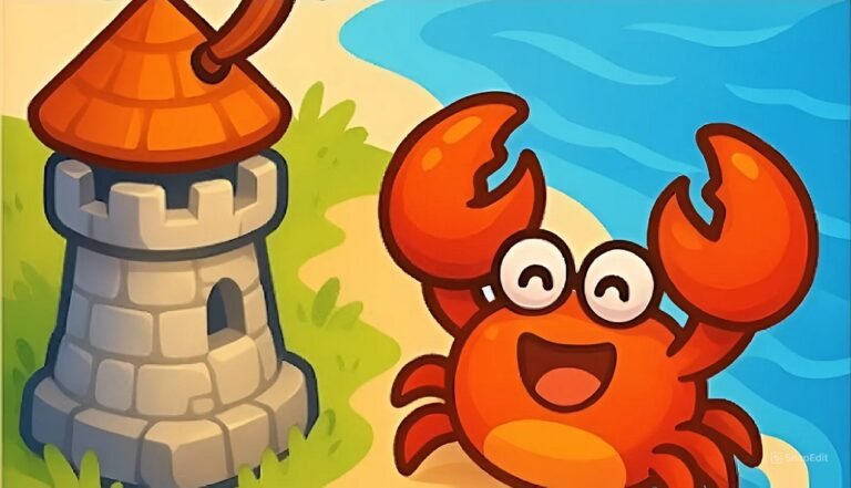 Tower vs Crabs Mod APK 1.1 (القائمة/العملة غير المحدودة)