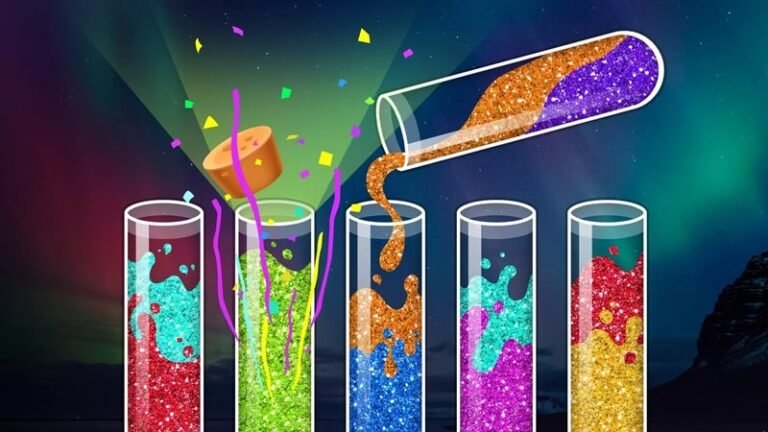 قم بتنزيل Water Sort Mod APK 2.6.0 (Auto Clear)