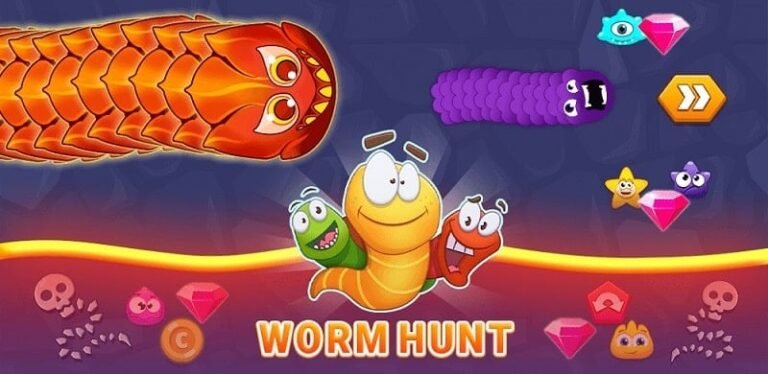 قم بتنزيل Worm Hunt Mod APK 4.8.5 (أموال غير محدودة/جلود غير مؤمنة)