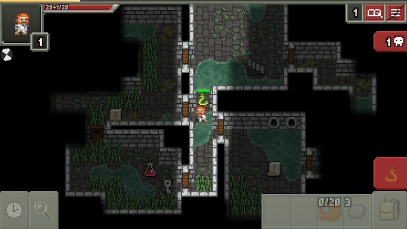 محطمة Pixel Dungeon Mod