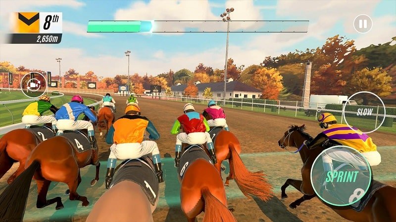 منافس نجوم الخيل سباق mod apk